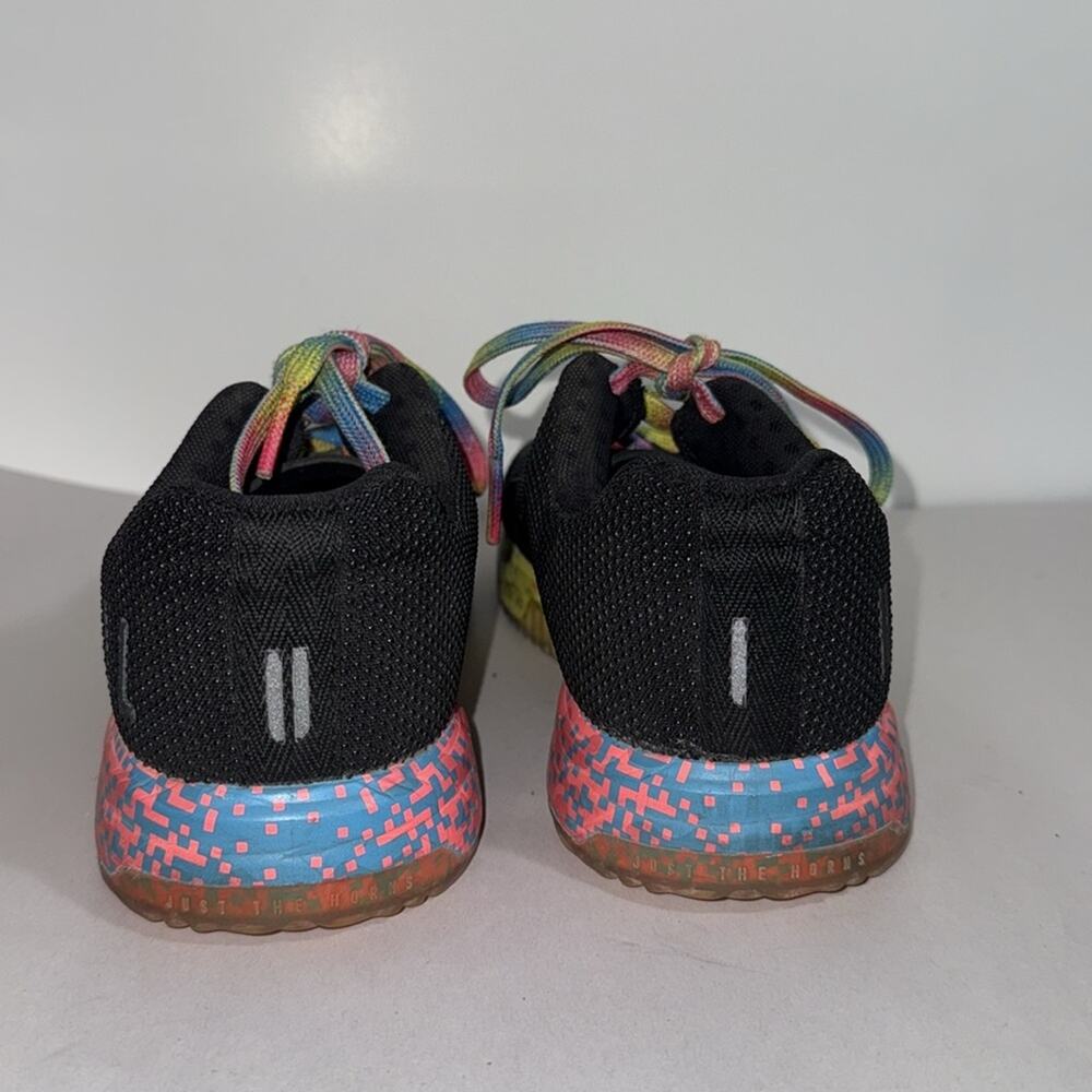 Nobull black rainbow laces impact trainers women’s size 9 - Picture 3 of 9